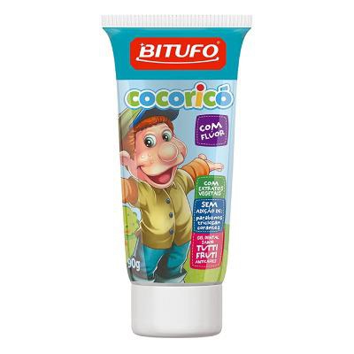 Gel Dental Infantil com Flúor Bitufo Cocoricó Tutti-Fruti 90g